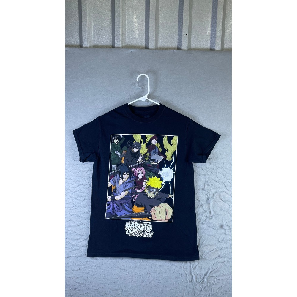 Ripple Junction Naruto Shippuden T-Shirt Mens S Black Excellent Graphic Tee